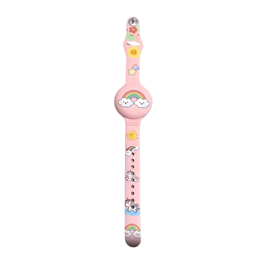 GPS Tracking Bracelet for Child - Rainbow Design Flat