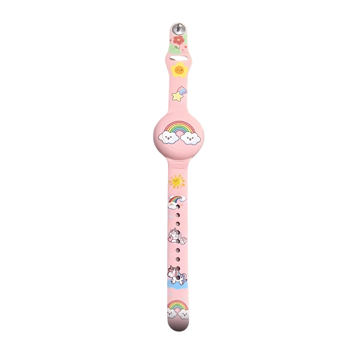 GPS Tracking Bracelet for Child - Rainbow Design Flat